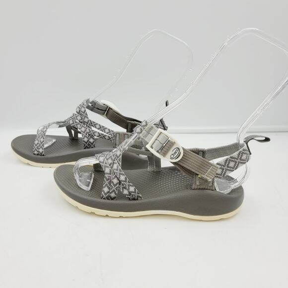 Chaco Diamond Gray Walking Sandals, YOUTH Size 4 EUC - Picture 3 of 7